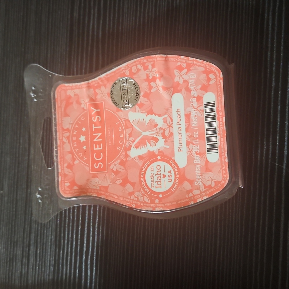Plumeria Peach scentsy wax bar